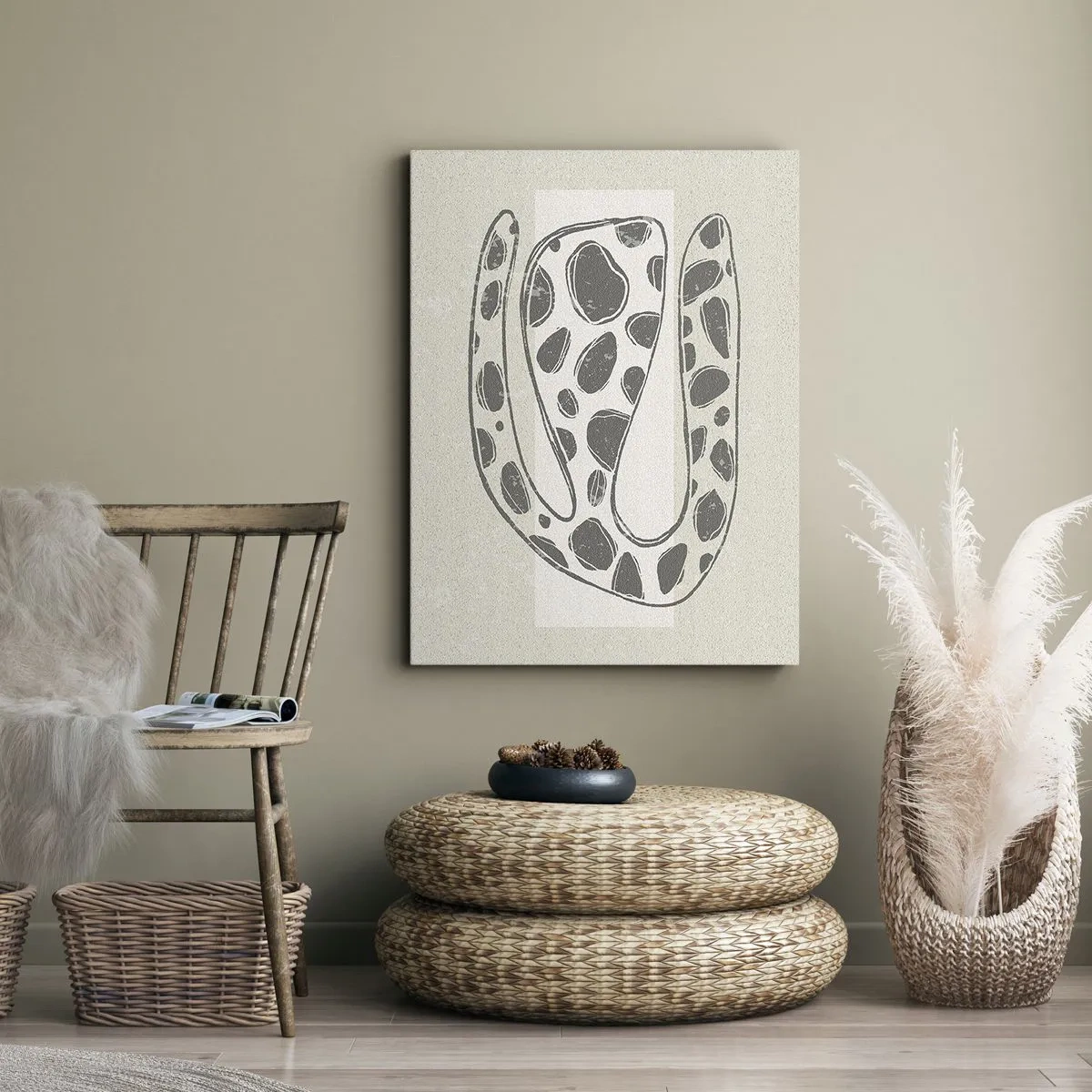 Impression sur toile - Image sur toile - Une étrange créature - 45x80 cm