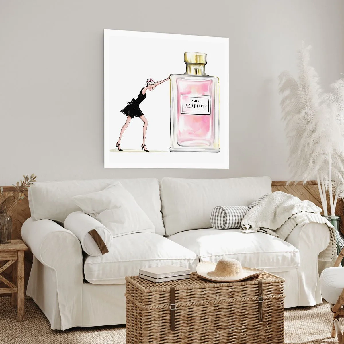 Affiche - Poster - L'essence des femmes - 40x40 cm