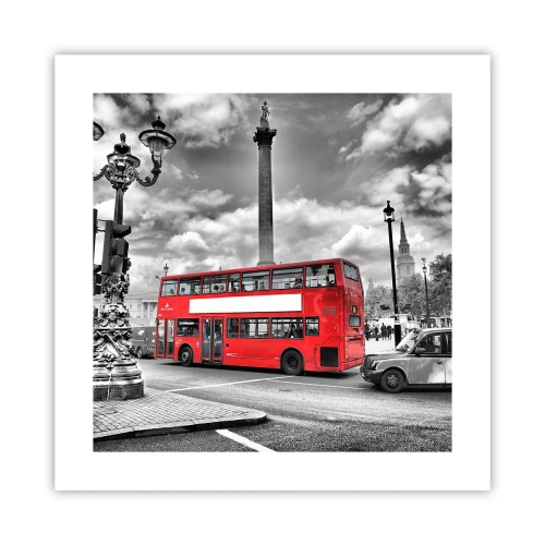 Affiche - Poster - La vraie circulation sanguine de la ville - 40x40 cm