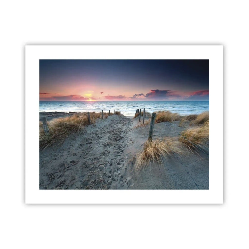 Affiche - Poster - Tu as versé l'éclat de l'arc-en-ciel sur les flots - 50x40 cm