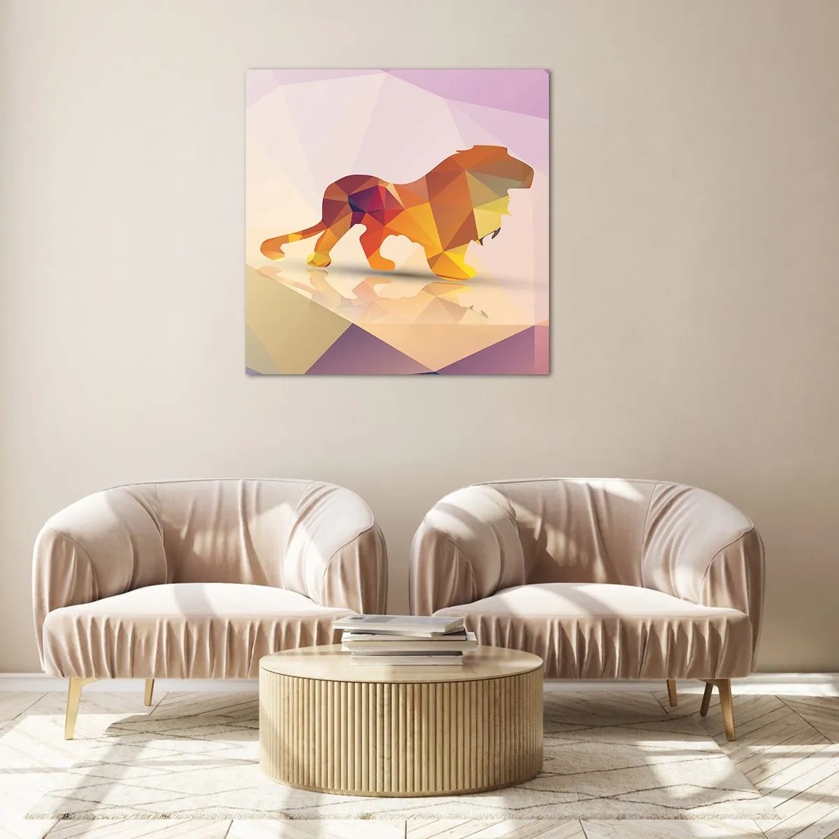 Impression sur verre - Image sur verre - Le roi du diamant - 60x60 cm