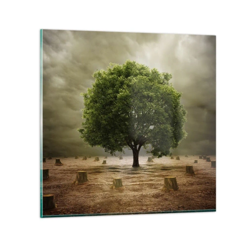 Impression sur verre - Image sur verre - Tout l'espoir - 30x30 cm