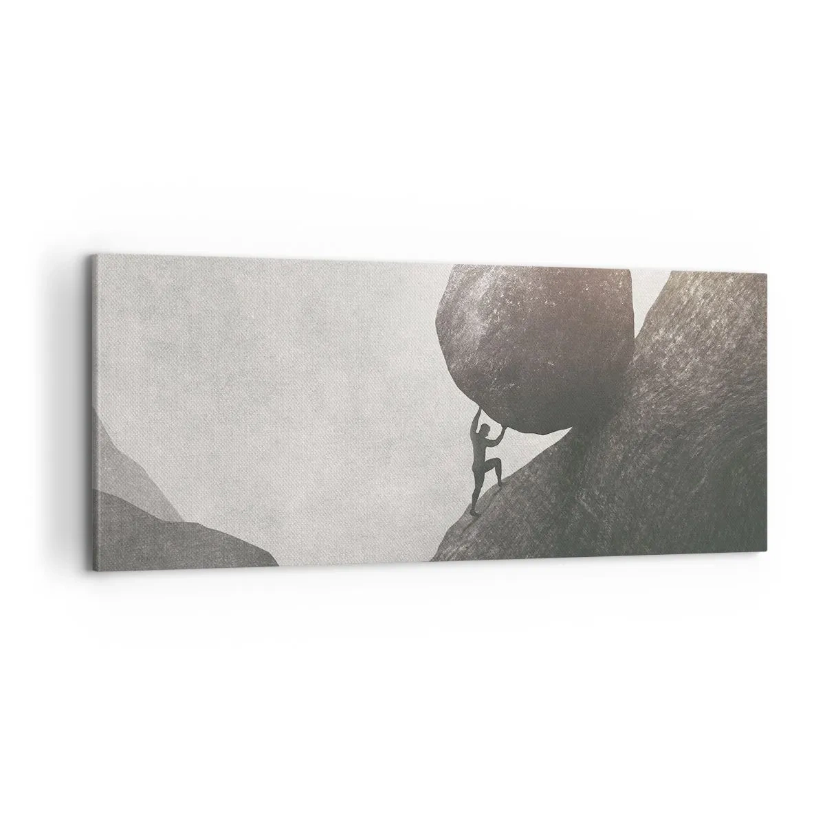 Impression sur toile - Image sur toile - Je crois contre tout espoir - 100x40 cm