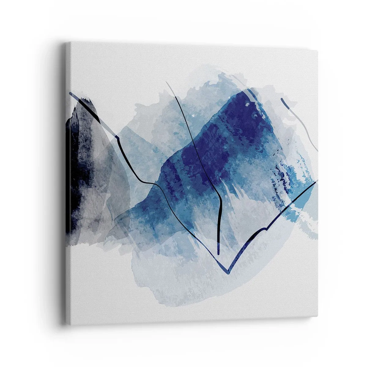 Impression sur toile - Image sur toile - Montagne de glace - 40x40 cm