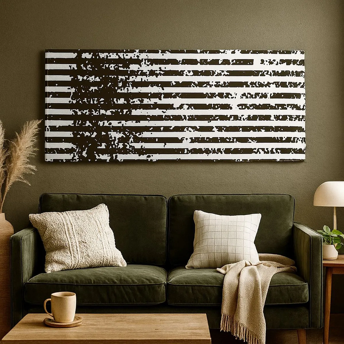 Impression sur toile - Image sur toile - Rythme et bruissement - 100x40 cm