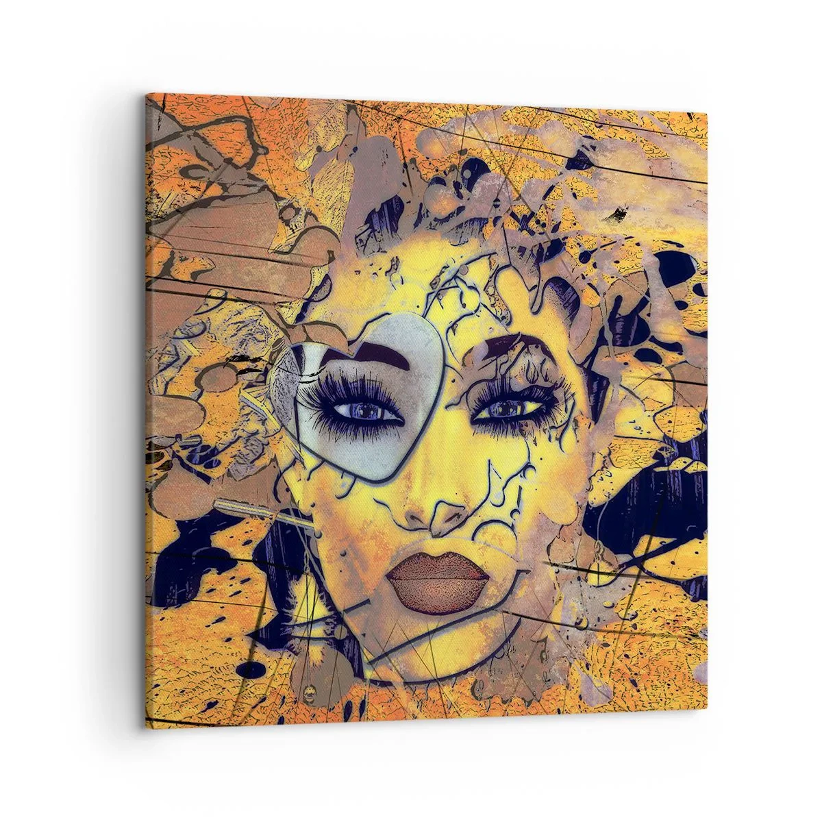 Impression sur toile - Image sur toile - Beauté ensoleillée - 50x50 cm