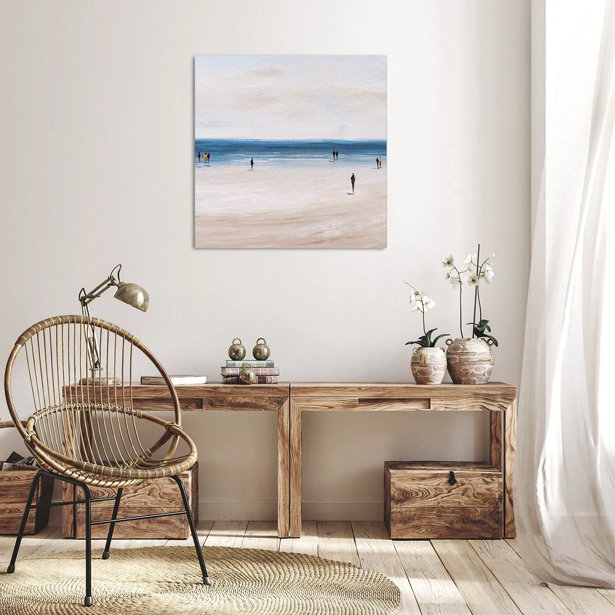 Impression sur toile - Image sur toile - Un besoin naturel - 70x70 cm