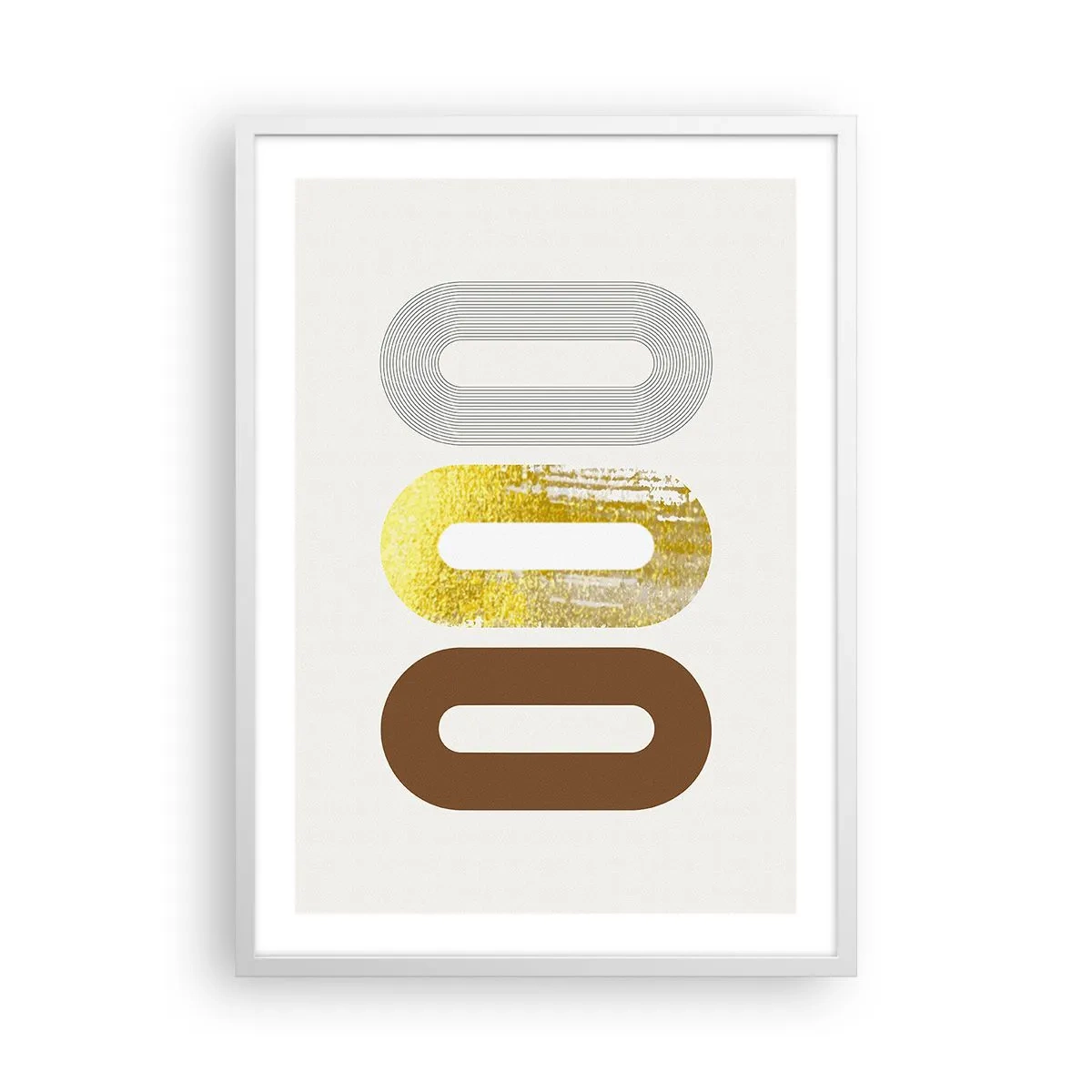 Affiche dans un cadre blanc - Poster - Ooo! - 50x70 cm