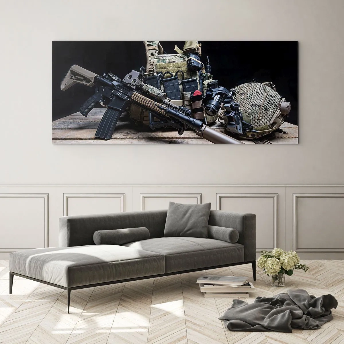 Impression sur verre - Image sur verre - Se reposer! - 100x40 cm