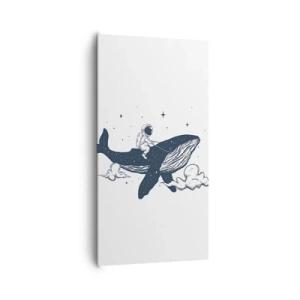 Impression sur toile - Image sur toile - Aventure spatiale - 65x120 cm