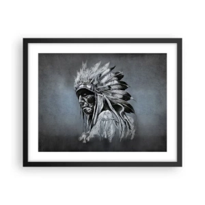 Affiche dans un cadre noir - Poster - Retour aux sources - 50x40 cm