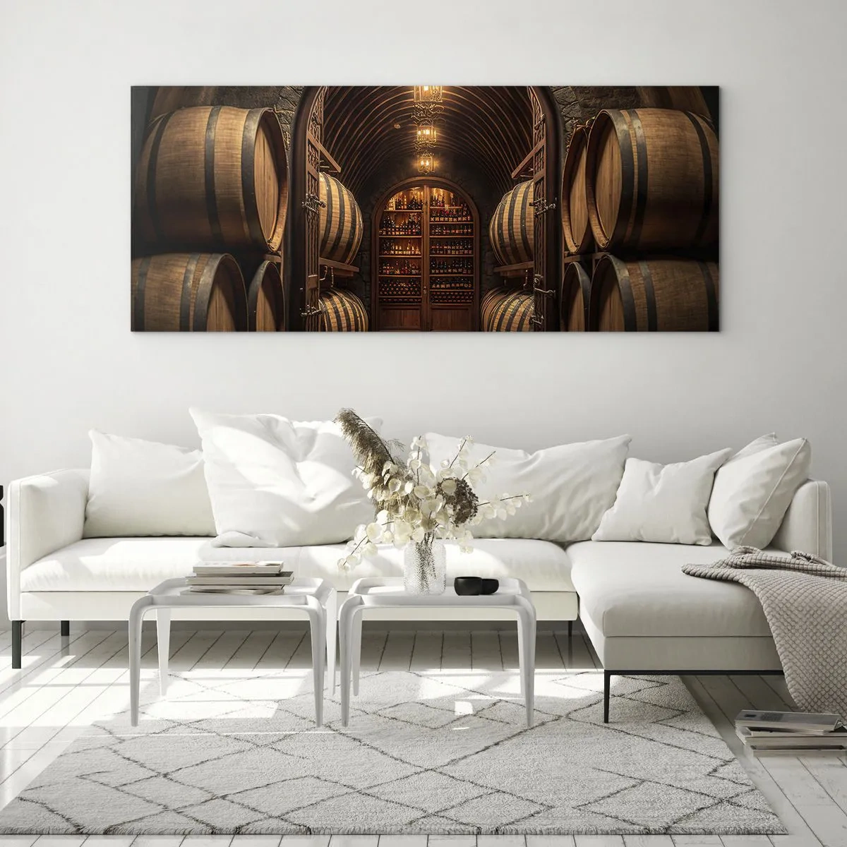 Impression sur verre - Image sur verre - Cave climatisée - 100x40 cm