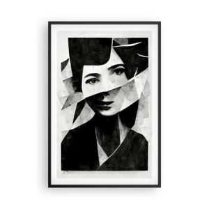 Affiche dans un cadre noir - Poster - Vraiment ce que tu es… - 61x91 cm
