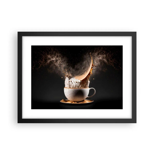 Affiche dans un cadre noir - Poster - Une explosion de saveur - 40x30 cm