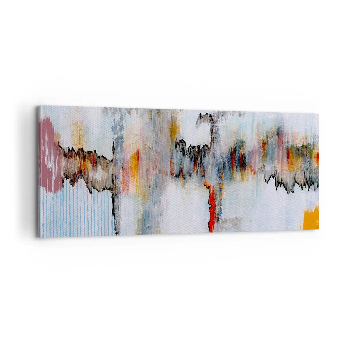 Impression sur toile - Image sur toile - Un bâton sur l'eau - 100x40 cm