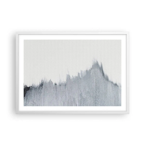 Affiche dans un cadre blanc - Poster - Une esquisse mystérieuse - 70x50 cm
