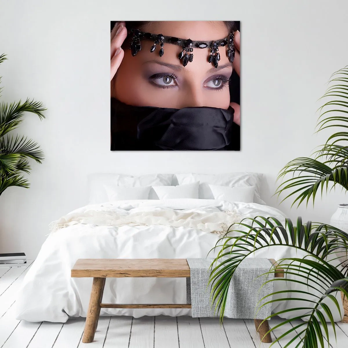 Impression sur toile - Image sur toile - Tentation de mystère oriental - 50x50 cm