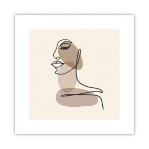 Affiche - Poster - S'écouter - 30x30 cm