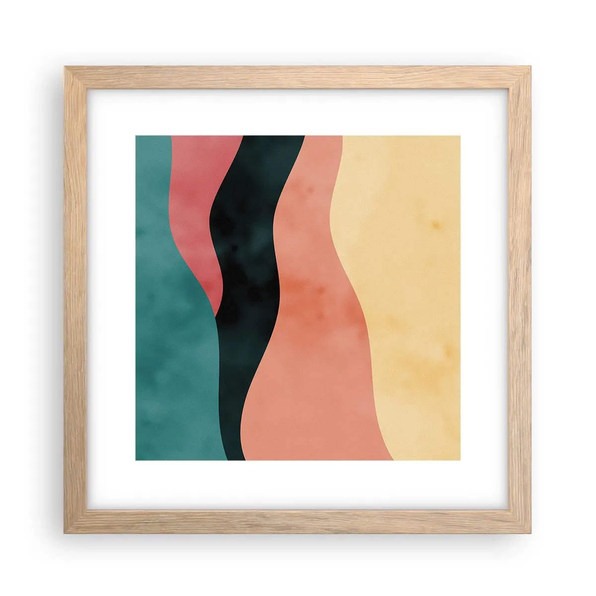 Affiche dans un chêne clair - Poster - Conformité non-conforme - 30x30 cm