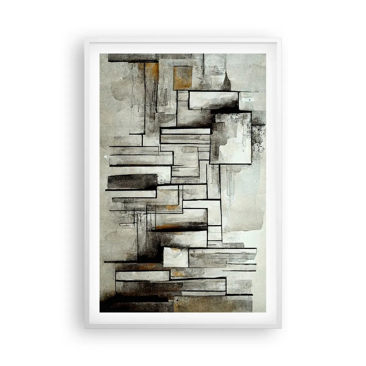 Affiche dans un cadre blanc - Poster - Le pouvoir de la simplicité - 61x91 cm