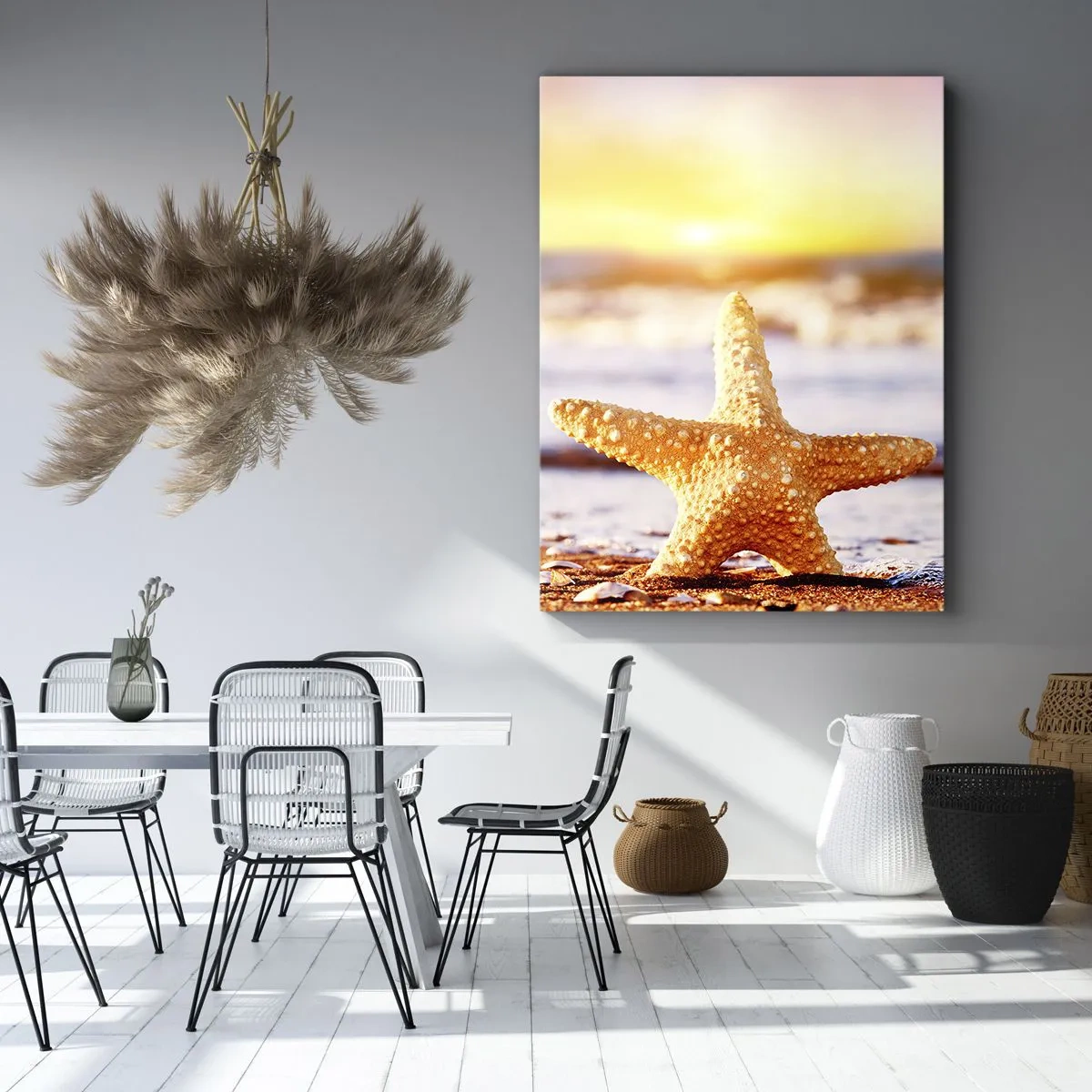 Impression sur toile - Image sur toile - Cadeau de la mer - 45x80 cm