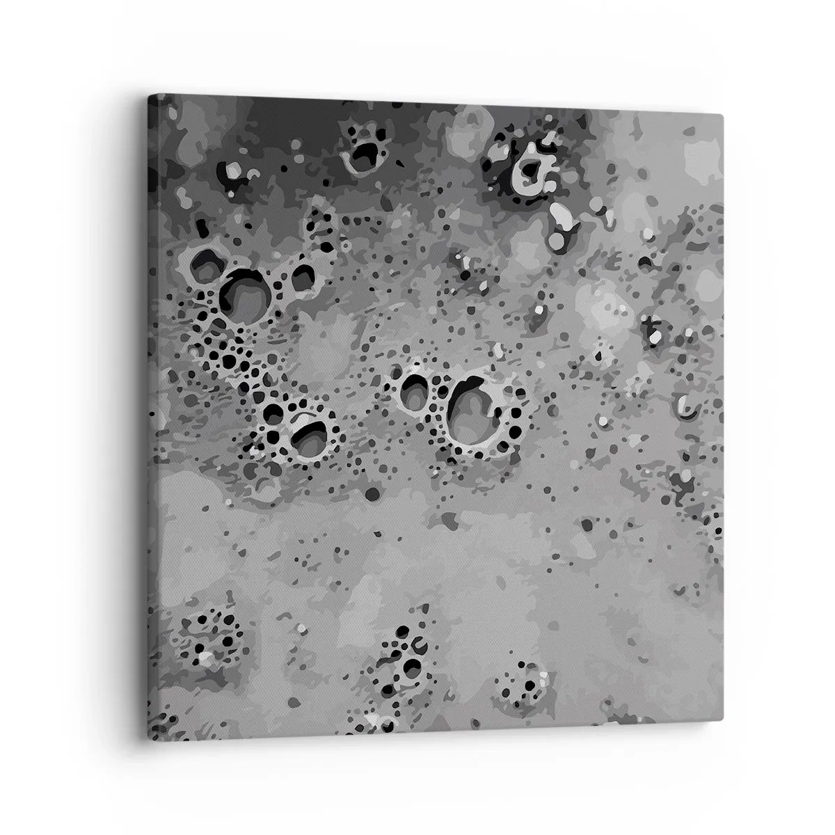 Impression sur toile - Image sur toile - Comme un paysage lunaire - 30x30 cm