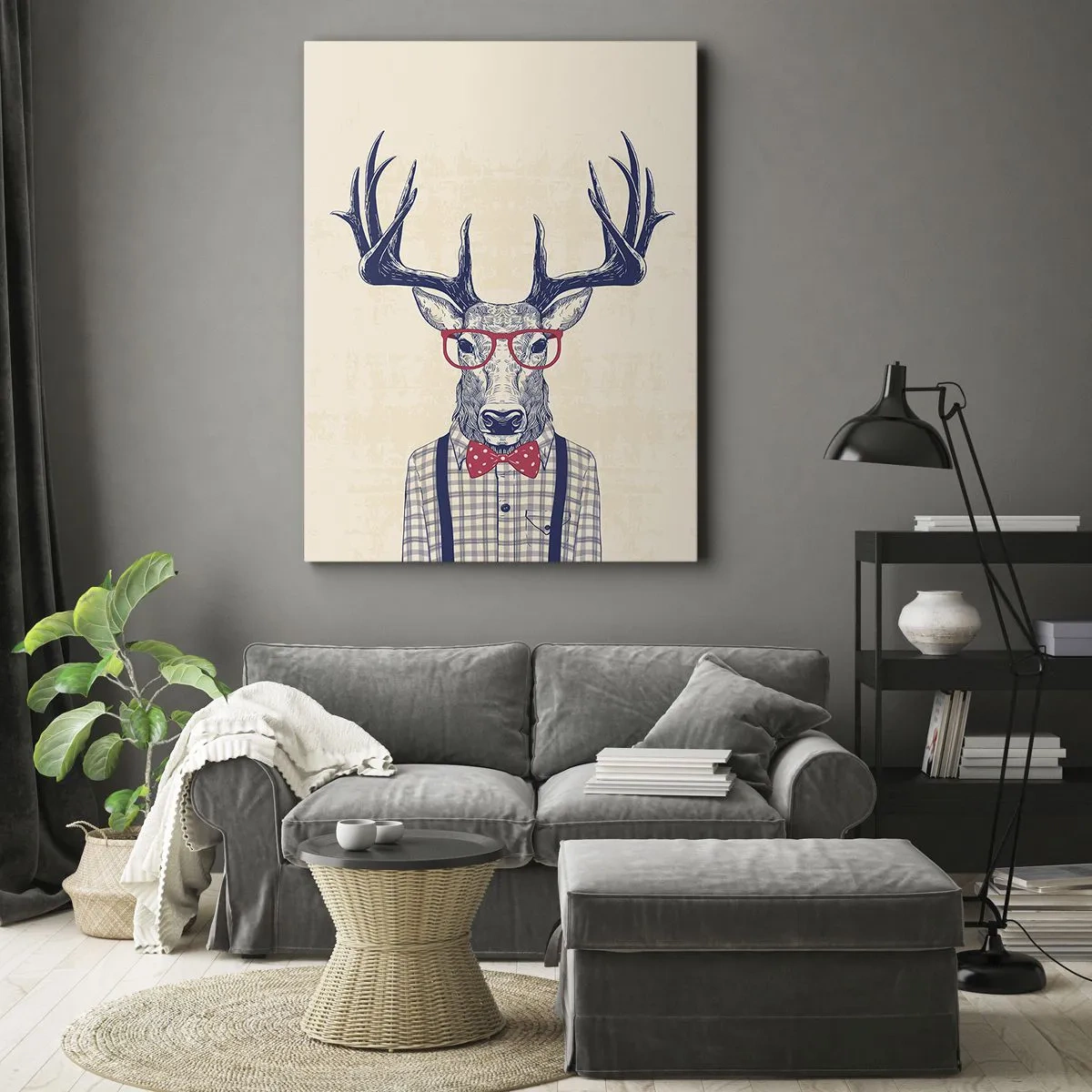 Impression sur toile - Image sur toile - Une extravagance amusante - 45x80 cm