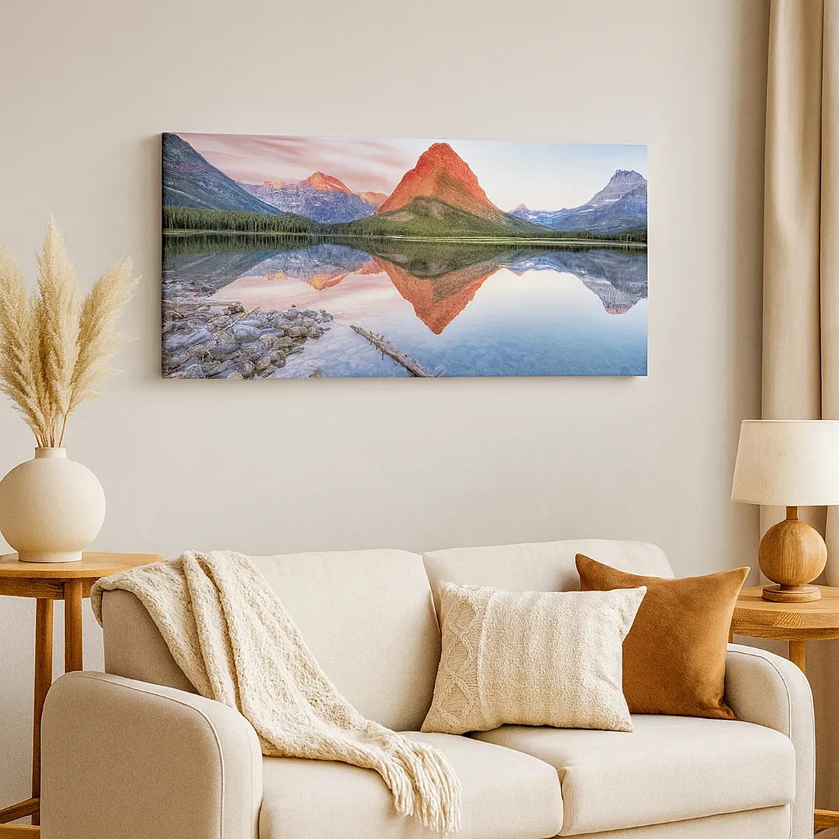 Impression sur toile - Image sur toile - Chaleur et fraicheur - 30x30 cm