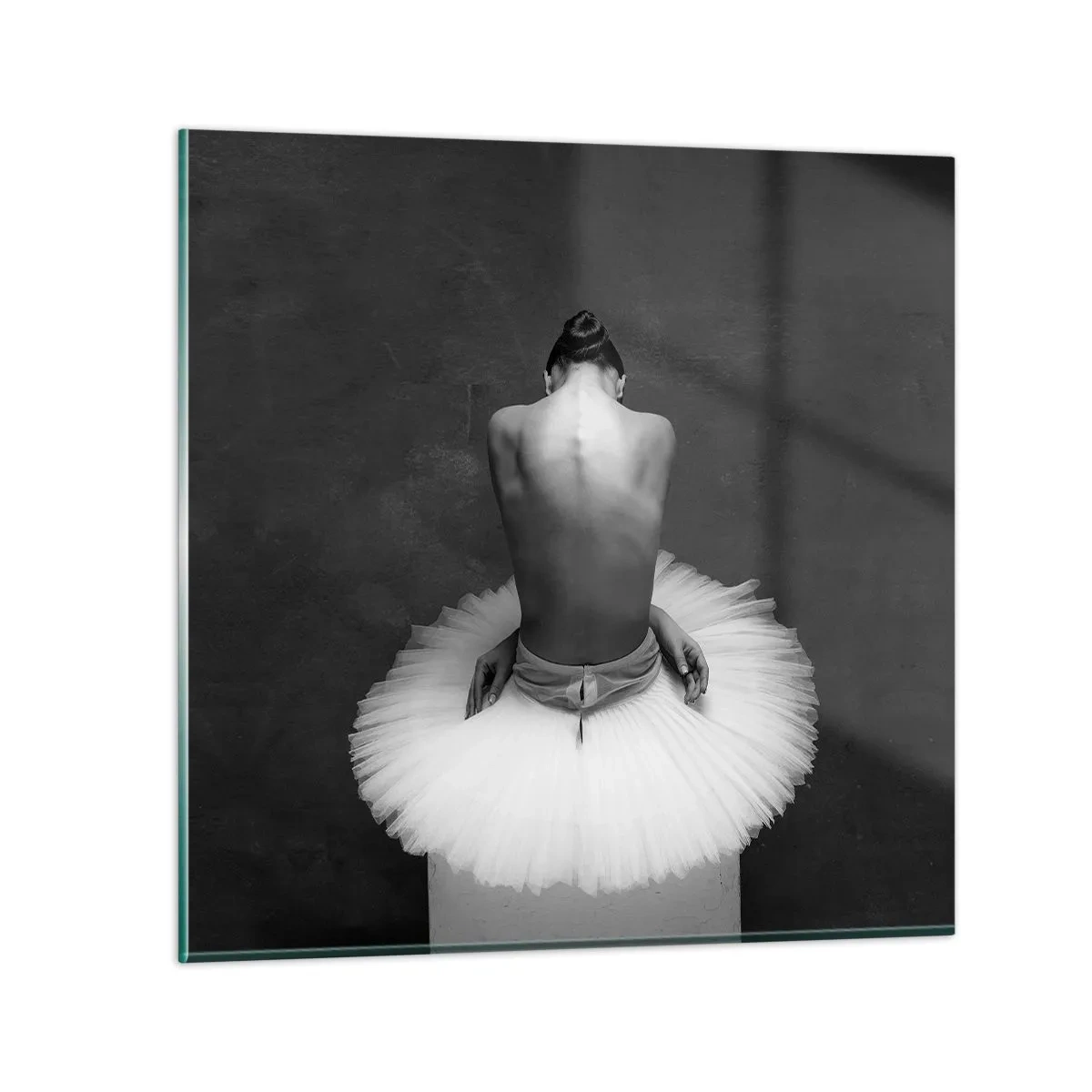 Impression sur verre - Image sur verre - C'est justement en train de fleurir - 30x30 cm