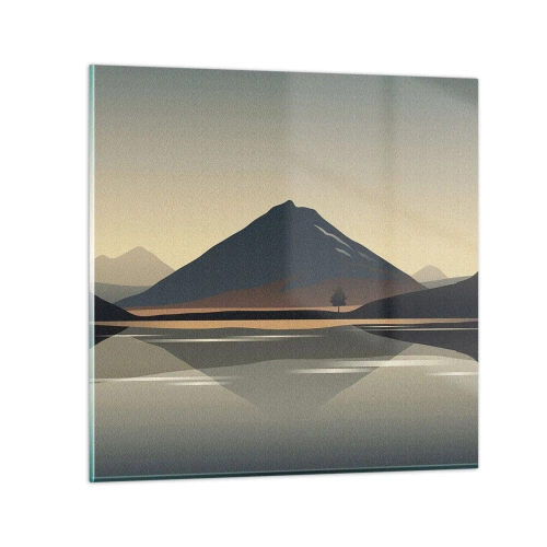 Impression sur verre - Image sur verre - Reflet de miroir - 70x70 cm