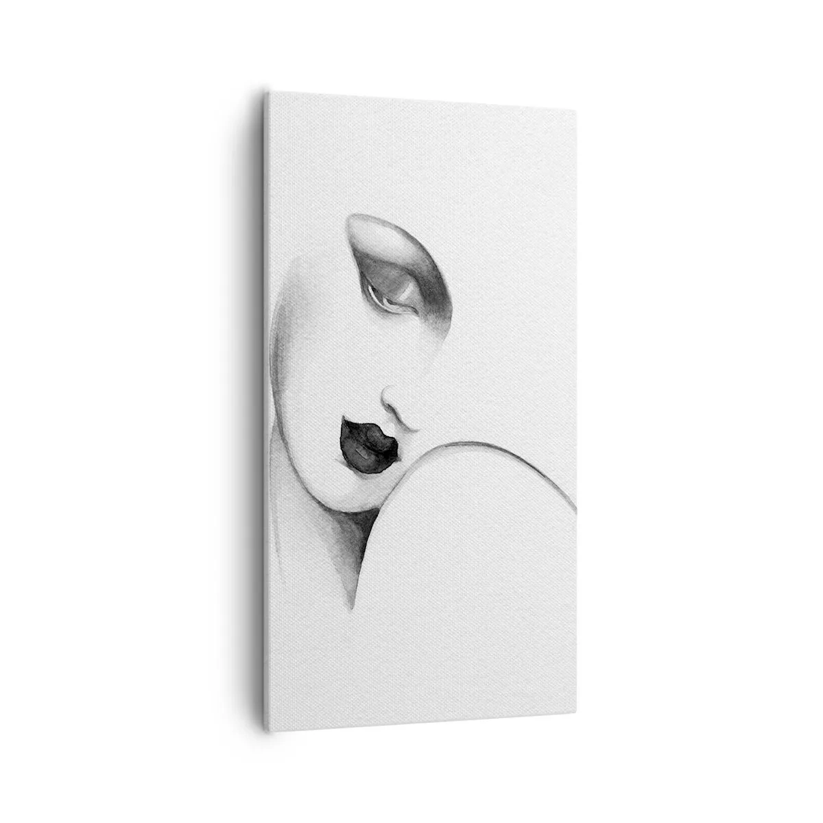 Impression sur toile - Image sur toile - Dans le style de Lempicka - 55x100 cm