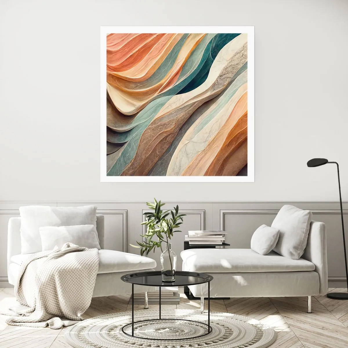 Affiche - Poster - Le moment avant le changement - 50x50 cm