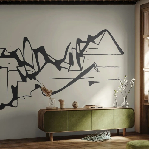 Papier Peint Autocollant Deluxe Sticker - Peut-être un paysage - Minimalisme, Morceau, Doubler - 400x280 cm