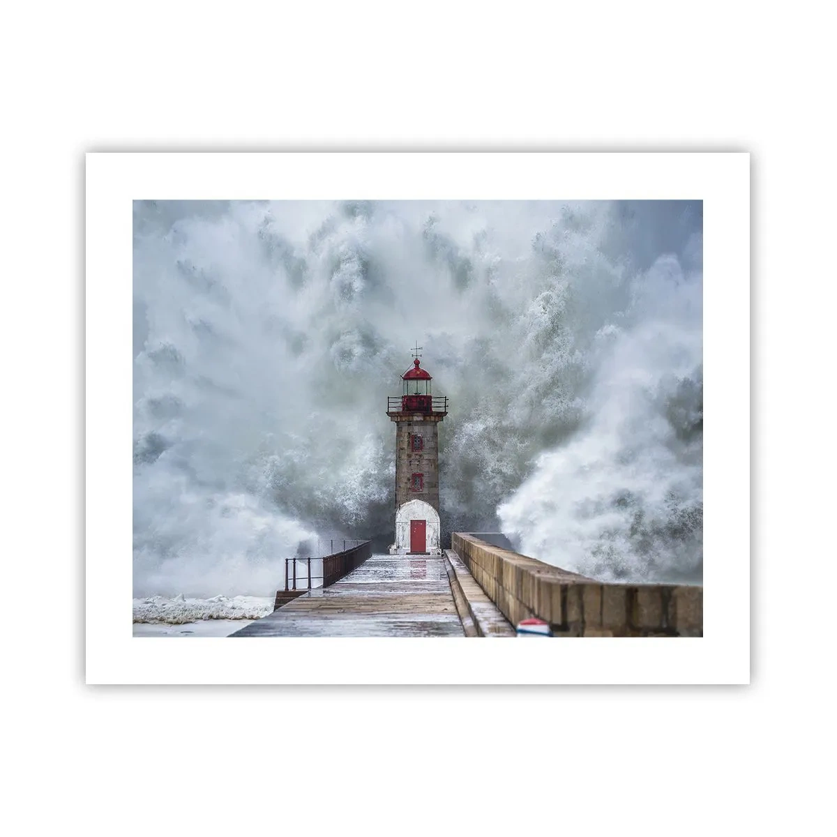 Affiche - Poster - Le rugissement des eaux, le bruit soufflera - 50x40 cm