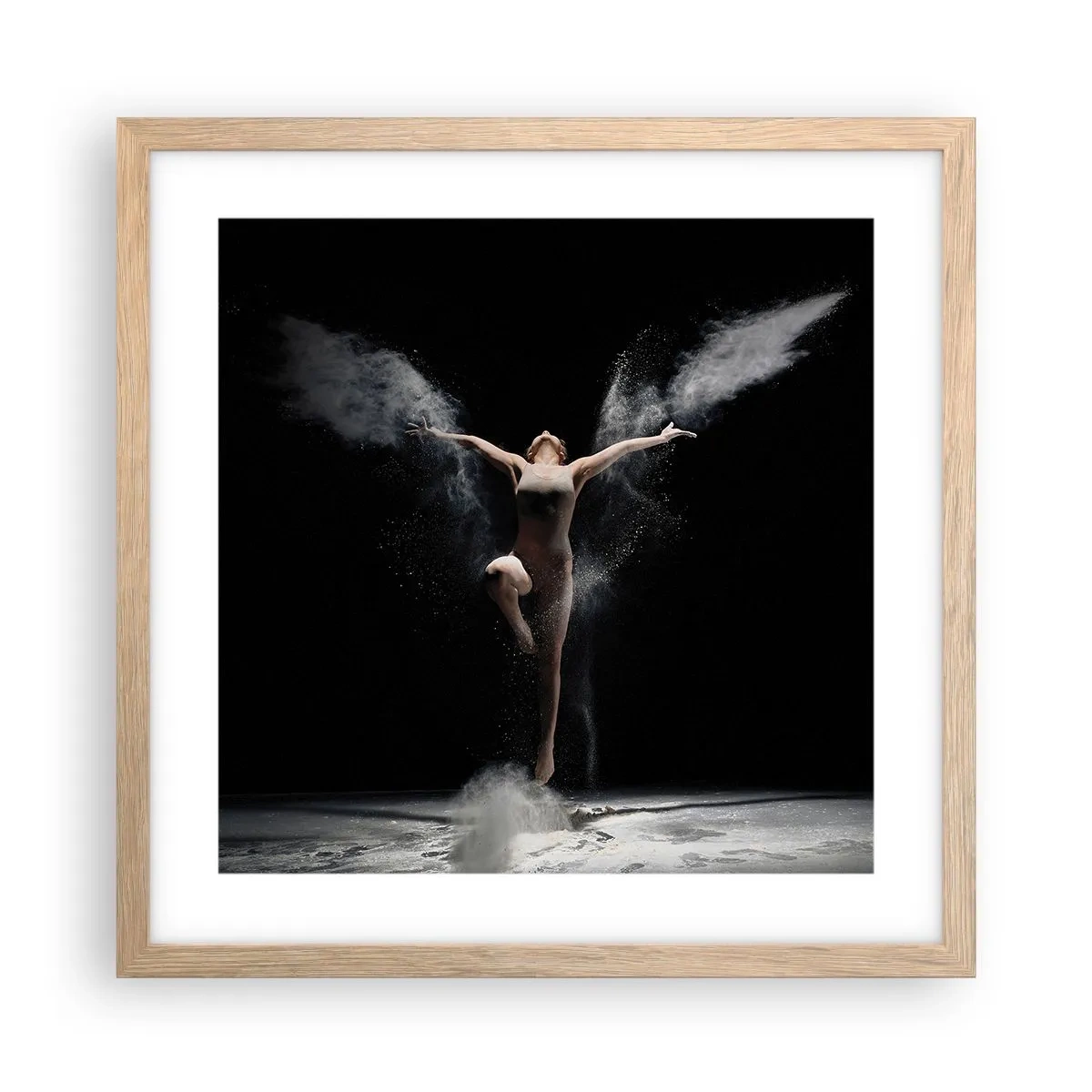 Affiche dans un chêne clair - Poster - Les elfes existent - 40x40 cm