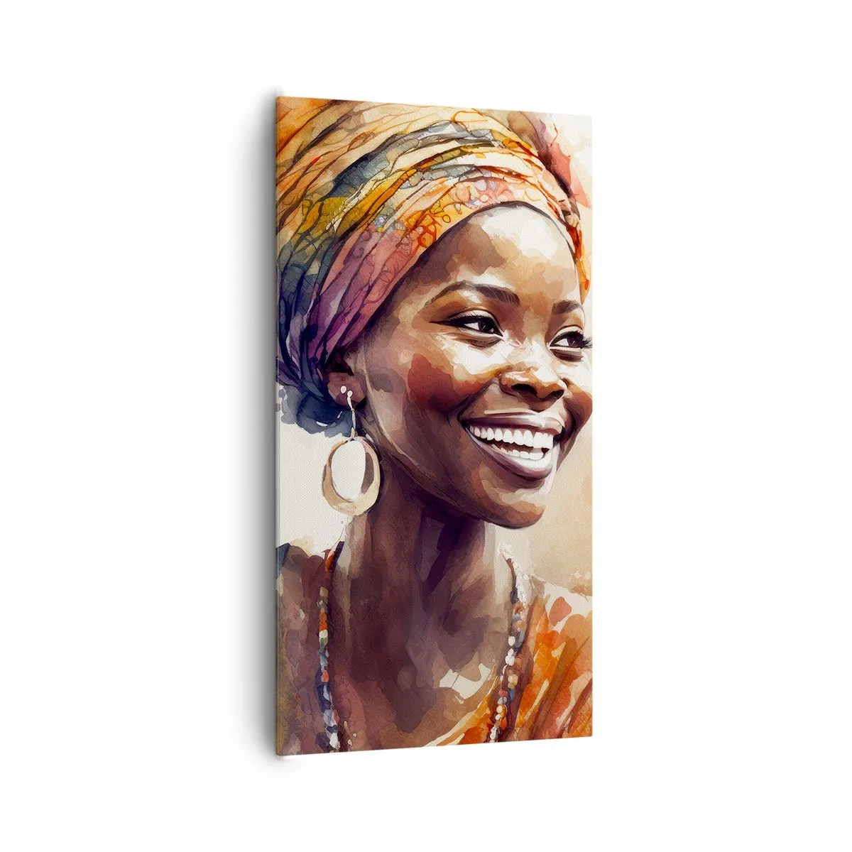 Impression sur toile - Image sur toile - reine africaine - 65x120 cm