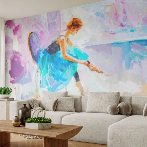 Papier Peint Autocollant Deluxe Sticker - Grâce ineffable, charme subtil - Ballerine, Danse, Ballet - 400x280 cm
