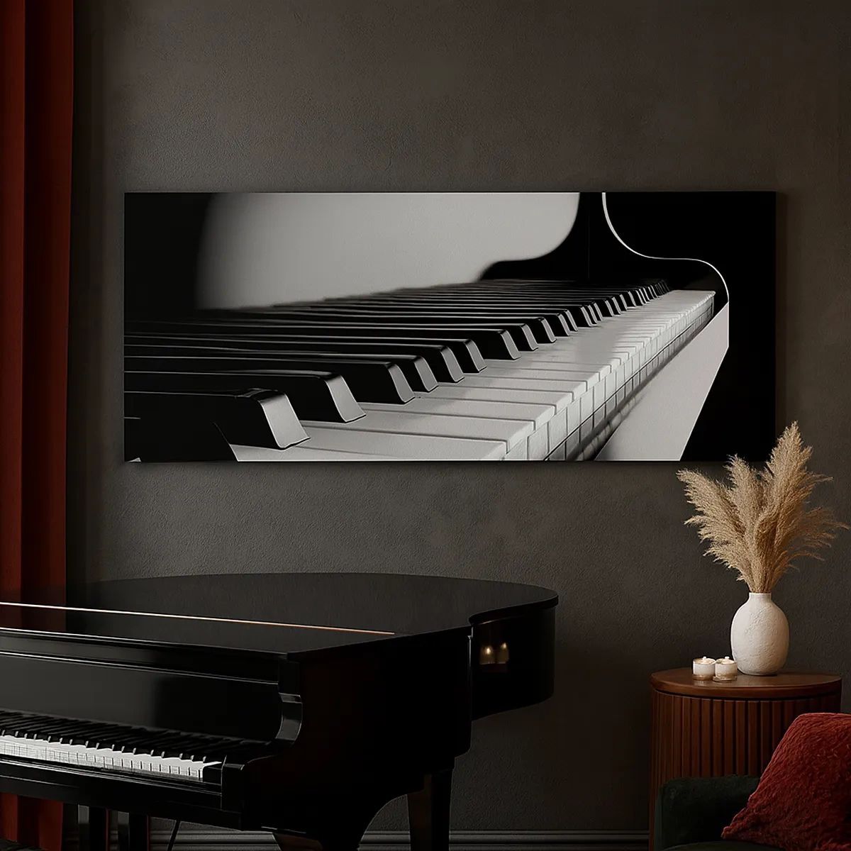 Impression sur toile - Image sur toile - Harmonie des formes et des couleurs - 30x30 cm