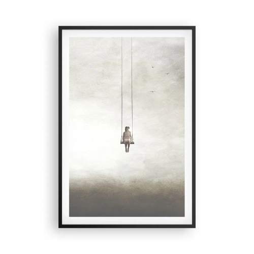 Affiche dans un cadre noir - Poster - Enfant en nous - 61x91 cm