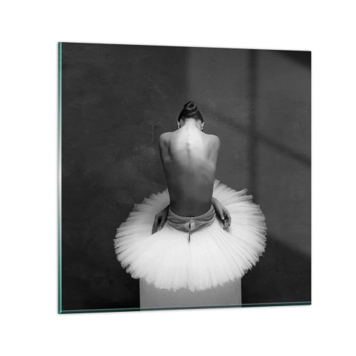 Impression sur verre - Image sur verre - C'est justement en train de fleurir - 40x40 cm