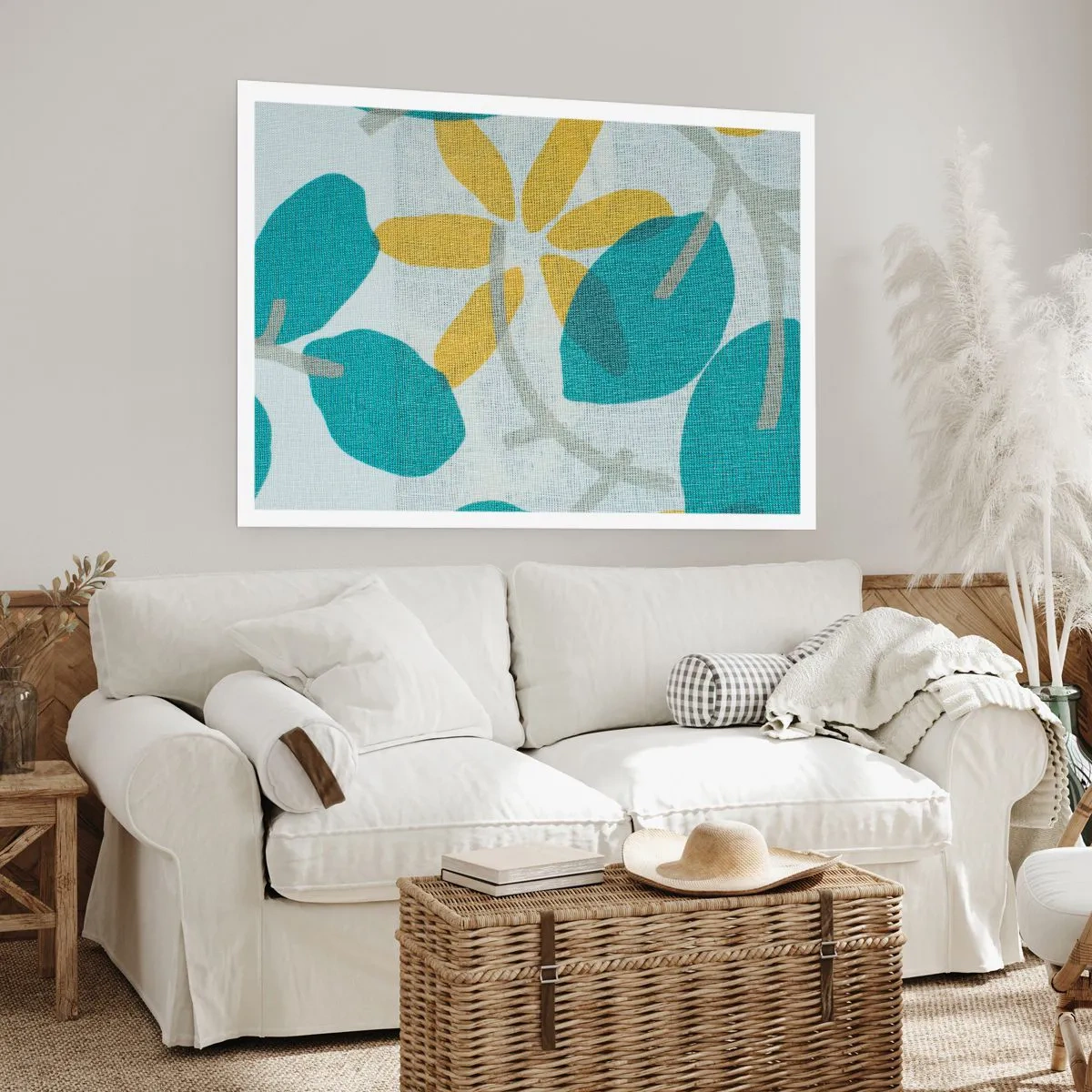 Affiche - Poster - Wśród lazurowych liści - 70x50 cm