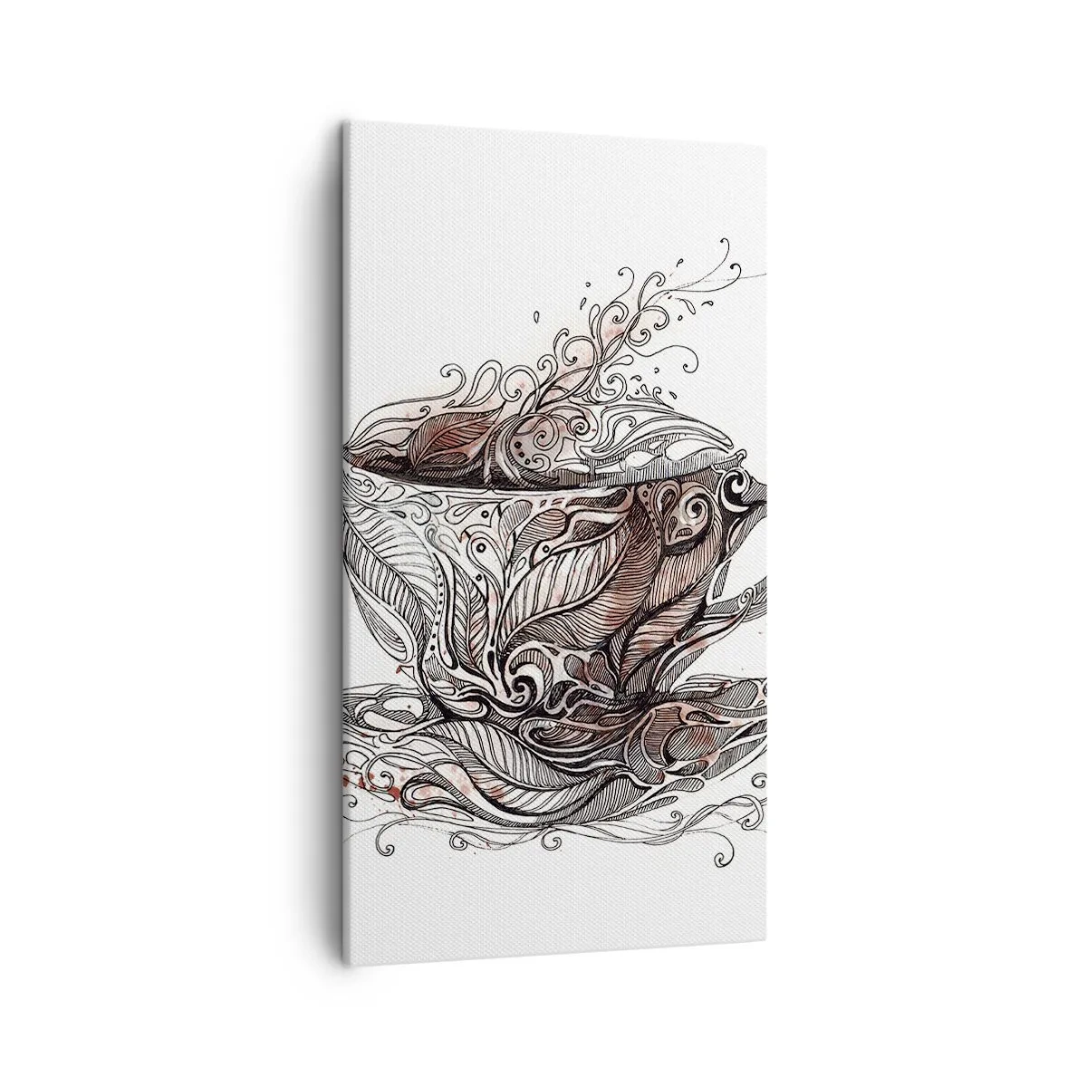 Impression sur toile - Image sur toile - Du thé, bon pour tout - 45x80 cm