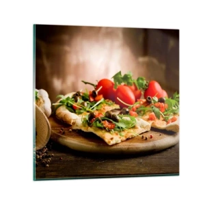 Impression sur verre - Image sur verre - Directement du four et du jardin - 70x70 cm