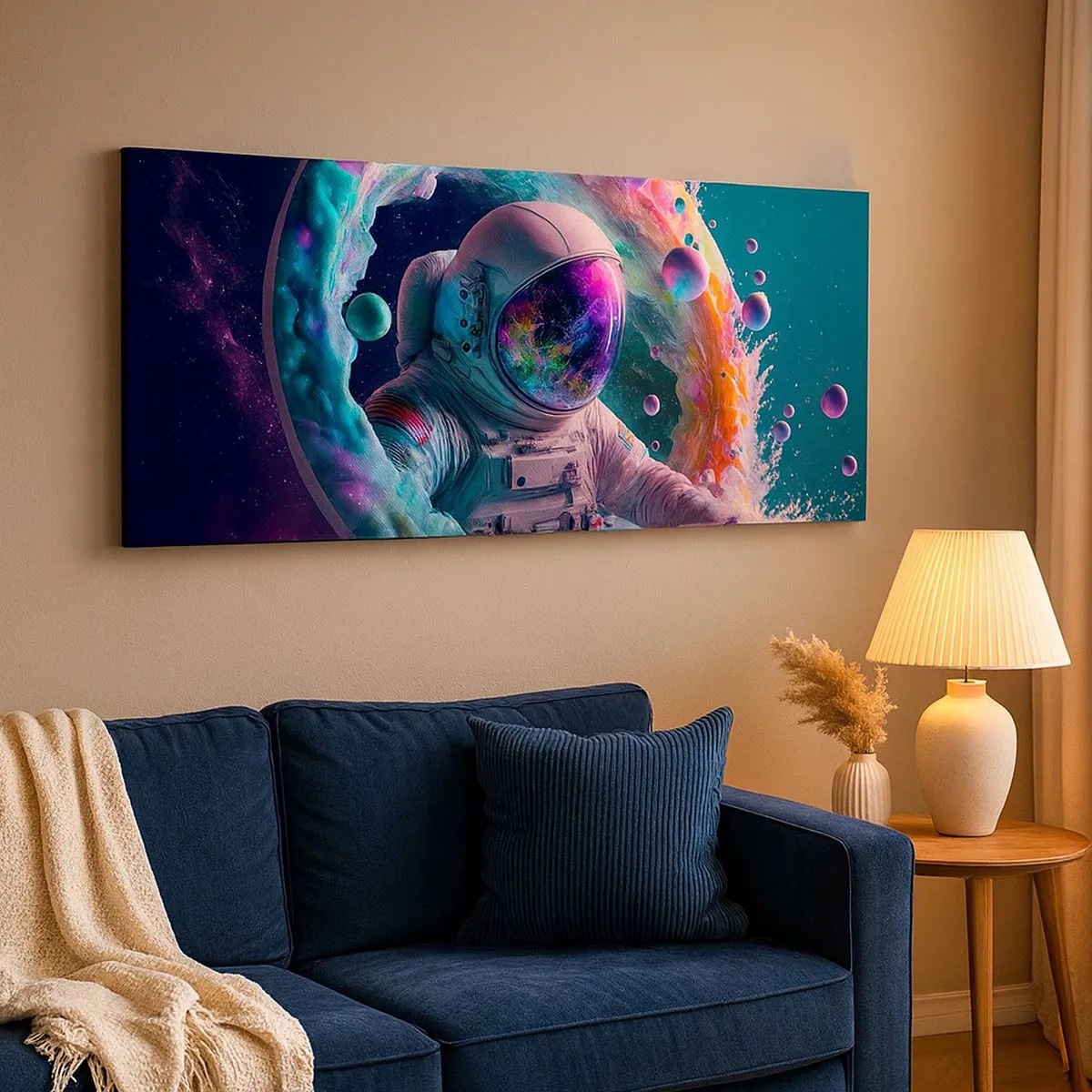 Impression sur toile - Image sur toile - porte des étoiles - 100x40 cm