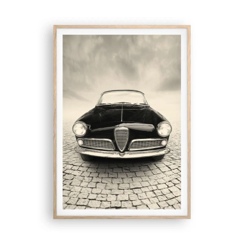 Affiche dans un chêne clair - Poster - Et alors! Tu ne m'aime pas? - 70x100 cm