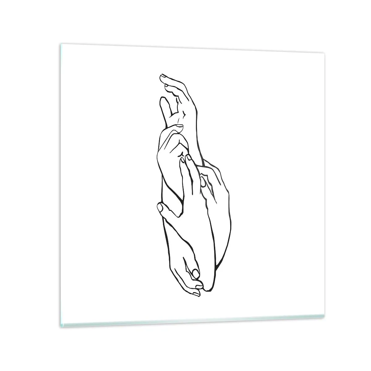 Impression sur verre - Image sur verre - Bon contact - 50x50 cm