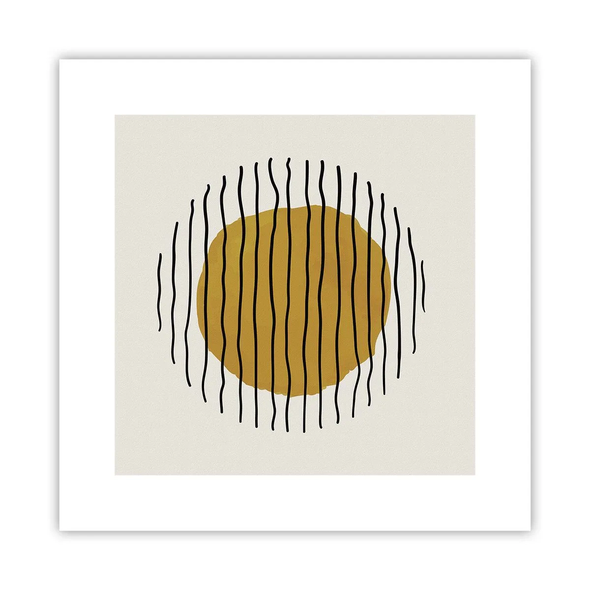 Affiche - Poster - Abstraction tremblante de chaleur - 30x30 cm