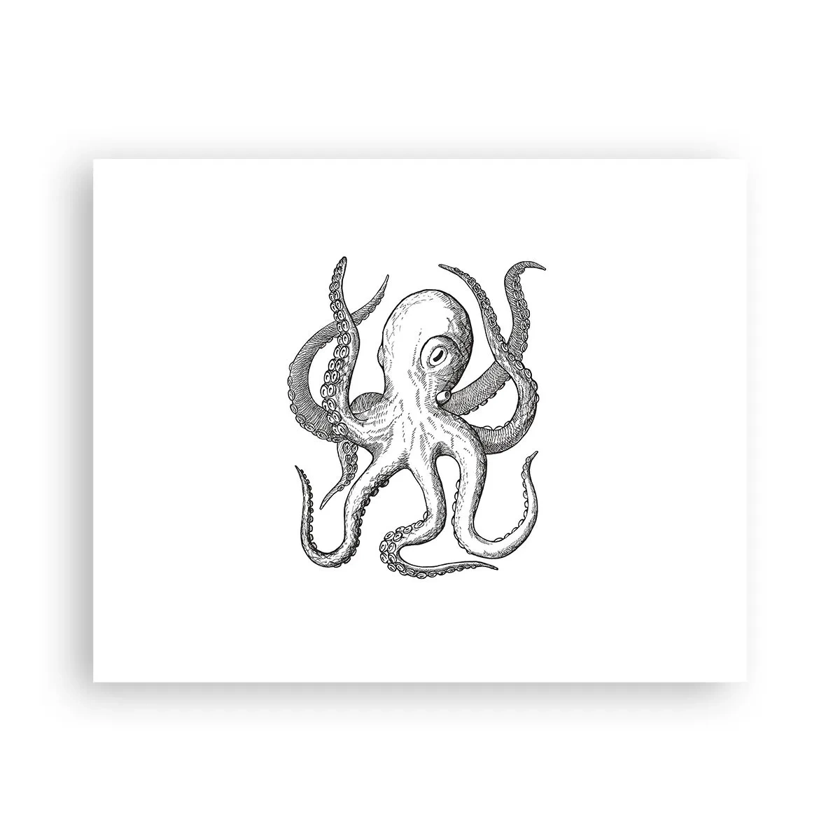 Affiche - Poster - Dansant avec les vagues - 50x40 cm