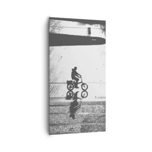 Impression sur toile - Image sur toile - Devant moi, à travers la ville - 65x120 cm