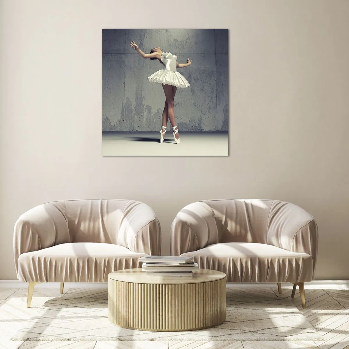 Impression sur verre - Image sur verre - Léger comme un oiseau - 50x50 cm